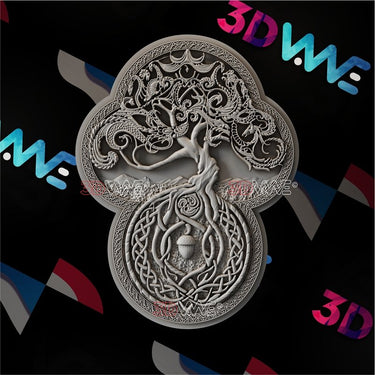 TREE OF LIFE 3d stl - 3DWave.us